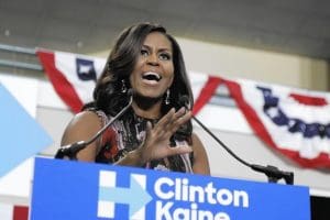 Michelle Obama campaigns for Hillary Clinton