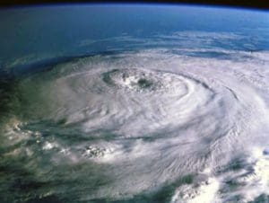 Hurricane Matthew from above