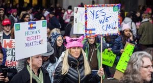 The women's march on Washington