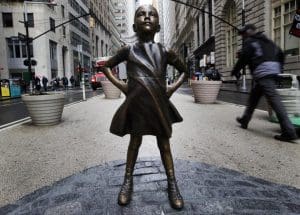 Wall Street's newest statue: The Fearless Girl