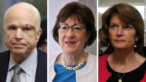 Senators McCain, Collins and Murkowski: This week's heroes